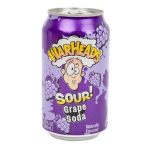 Warheads Sour Grape Soda 12oz Can 12ct